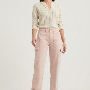 Levi's Light Pink High Rise Cargo Pants - Size